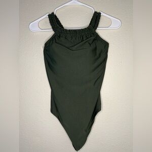 Dark Green Bodysuit